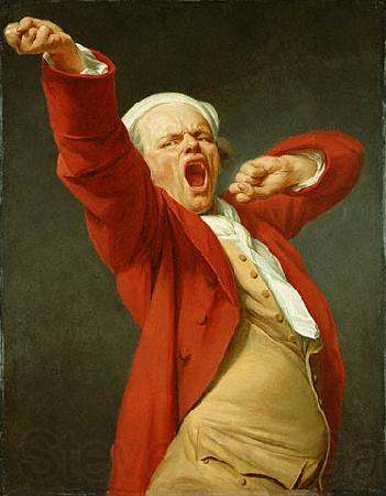 Joseph Ducreux Yawning Norge oil painting art